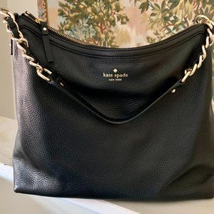 Kate Spade Black Leather Shoulder Bag